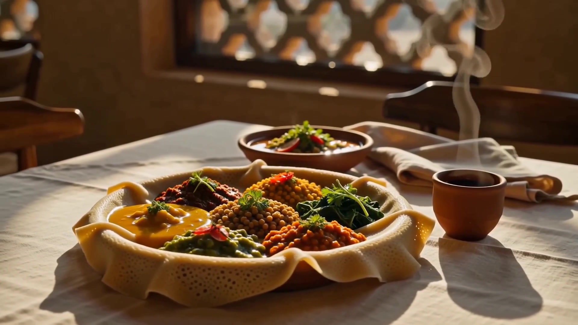 Food and coffee from the 13 SUNS website concept
